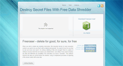 Desktop Screenshot of freeraser.com